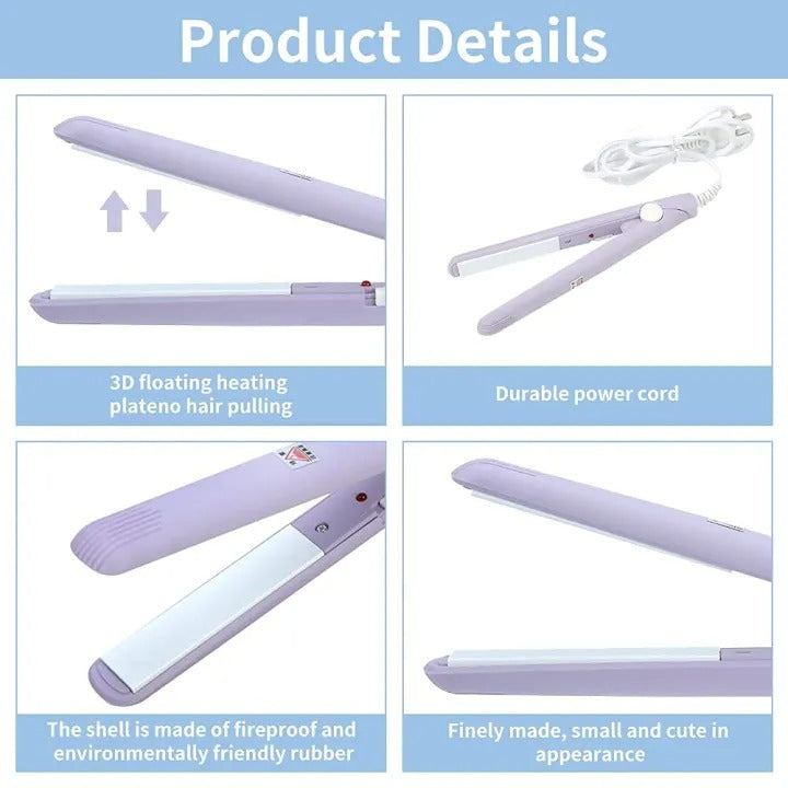 Mini Hair Straightener – Lightweight & Portable Travel Styling Tool |