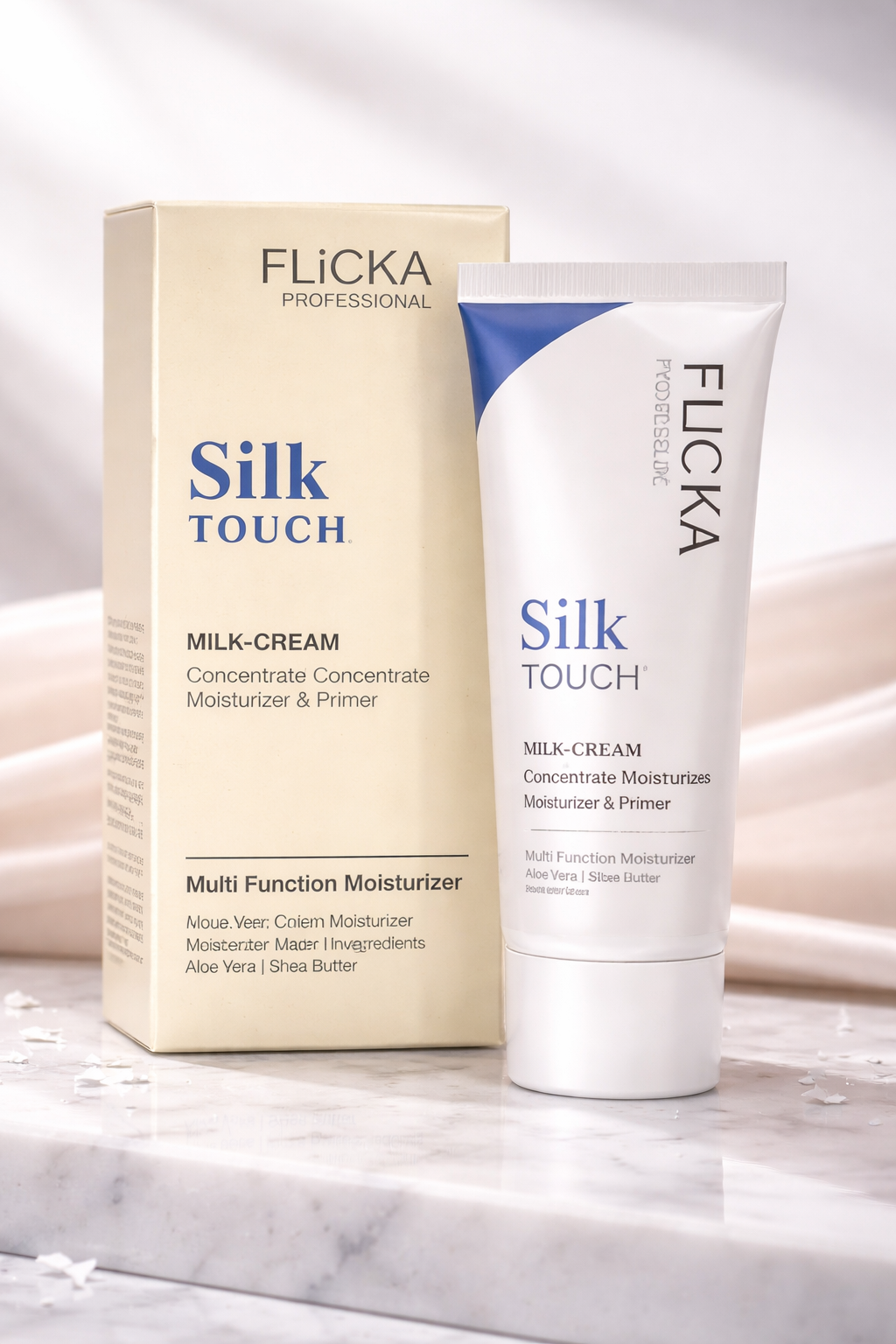 FLICKA 3-in-1 Face Cream 60g | Moisturizer, Makeup Primer & Base – Silk Touch Formula